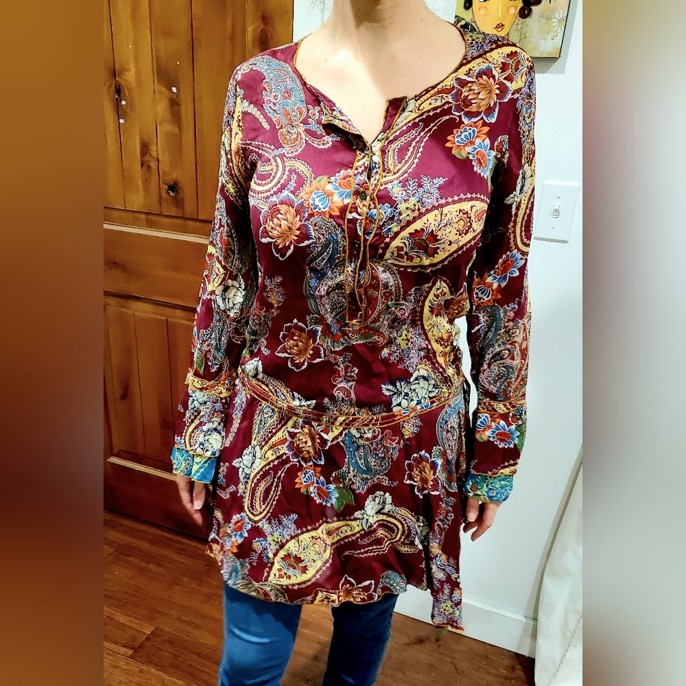 Richly colored tunic/dress